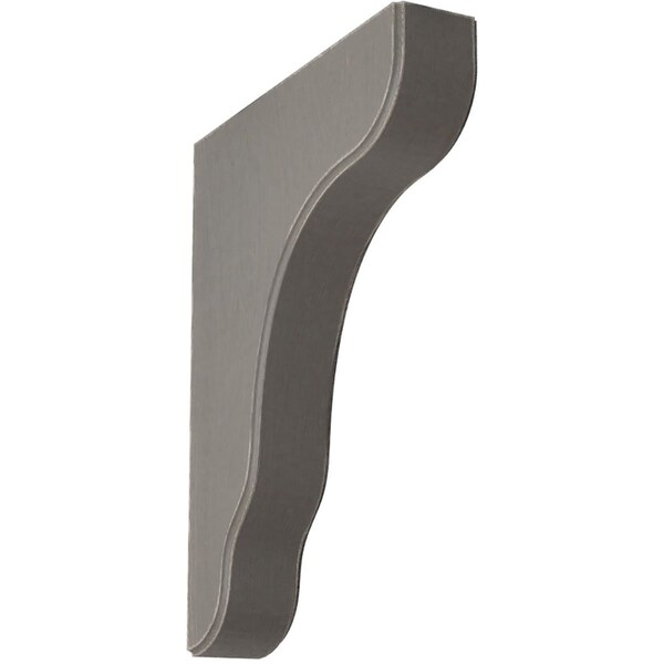 Ekena Millwork 1 3/4"W x 8 1/2"D x 11"H Plymouth Wood Vintage Decor Bracket, Reclaimed Grey BKTWD02X09X11PLGY - main